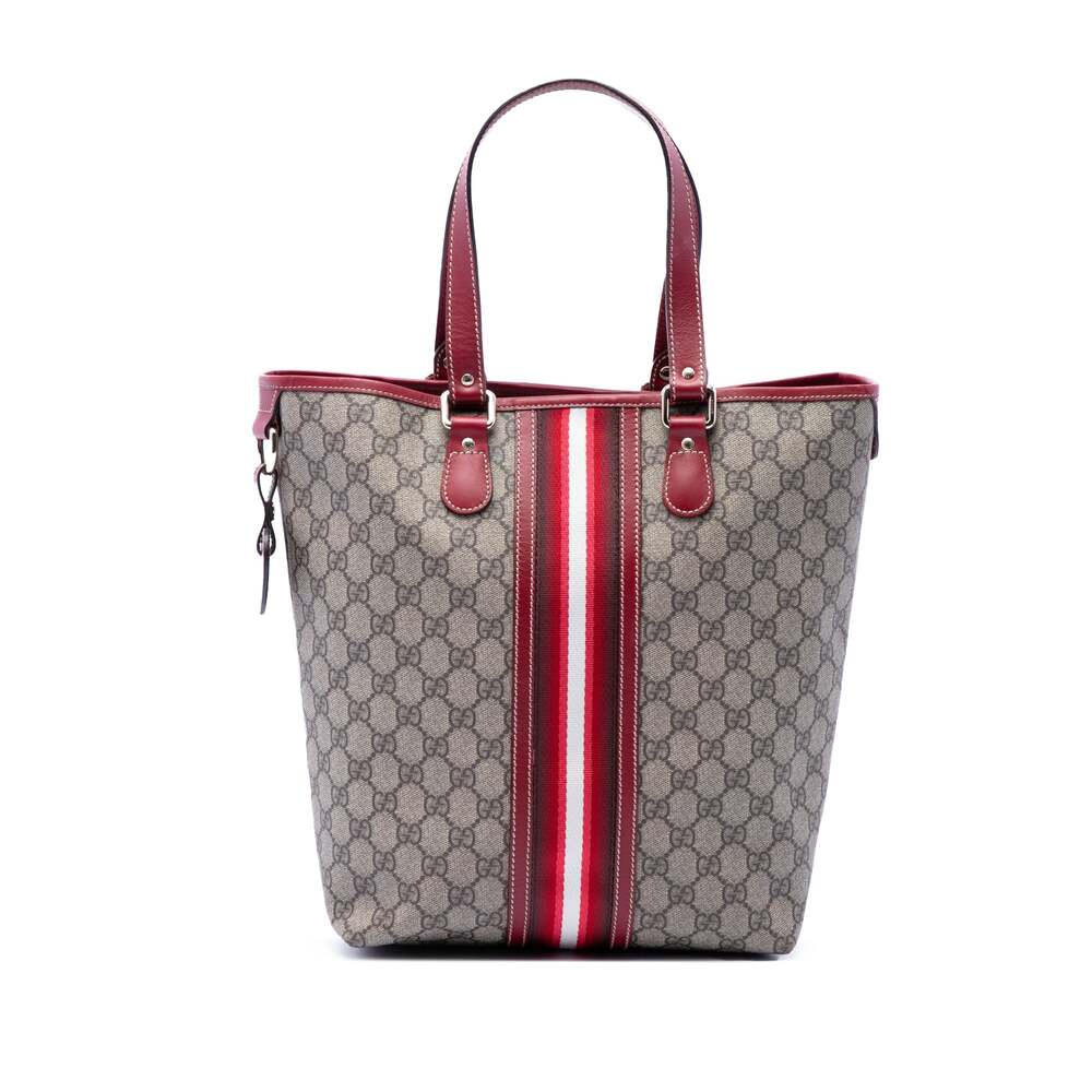 Gucci Web Joy Boston Bag Gg Coated #376138G74B